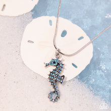 Load image into Gallery viewer, Necklaces Seahorse Shanty - Blue SU12