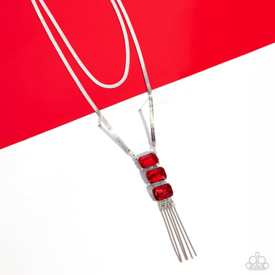Necklaces Passionate Pageantry - Red N276
