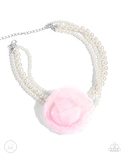 Load image into Gallery viewer, Necklace Radiant Rosette - Pink Choker N2161