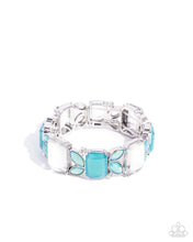 Load image into Gallery viewer, Bracelets Lavish Laurels - Blue B2318