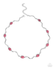 Load image into Gallery viewer, Necklaces Striped Season - Pink N013