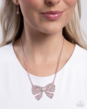 Load image into Gallery viewer, Necklaces Bewitching Bow - Pink N2467