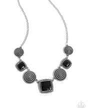 Load image into Gallery viewer, Necklaces Spiral Sass - Black N125