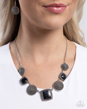 Load image into Gallery viewer, Necklaces Spiral Sass - Black N125