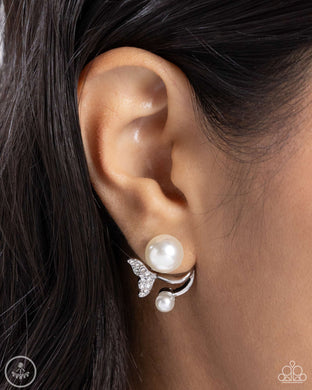 Earrings Modular Mermaid - White POST E567