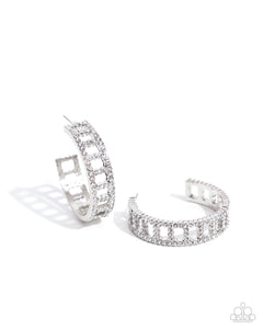 Earrings Bridging Brilliance - White E2349
