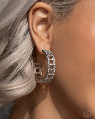 Earrings Bridging Brilliance - White E2349