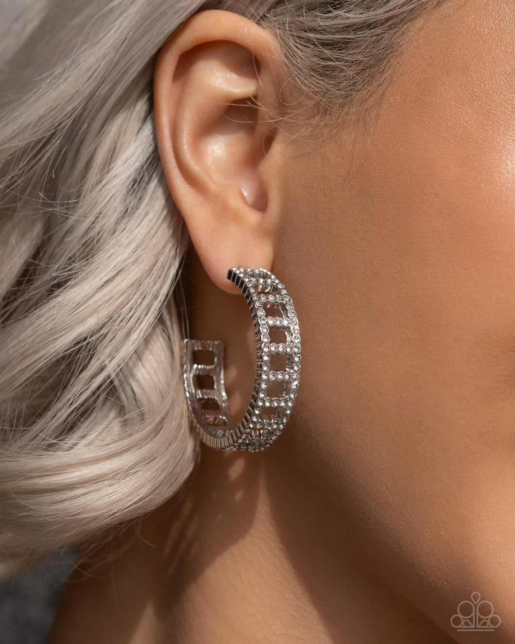 Earrings Bridging Brilliance - White E2349