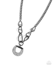 Load image into Gallery viewer, Necklace Linked Leader - Black
