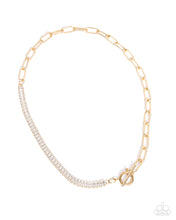 Load image into Gallery viewer, Necklaces Mismatched Monarchy - Gold N261