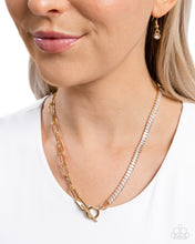 Load image into Gallery viewer, Necklaces Mismatched Monarchy - Gold N261
