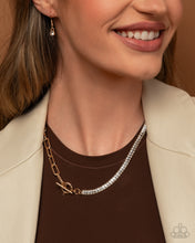 Load image into Gallery viewer, Necklaces Mismatched Monarchy - Gold N261