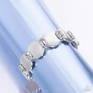 Bracelets Shimmery Sneak Peek - White  B2122