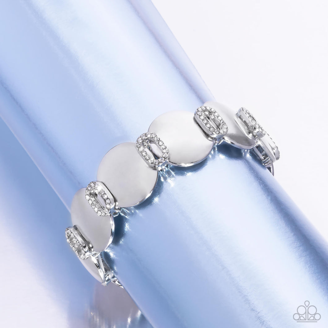 Bracelets Shimmery Sneak Peek - White  B2122