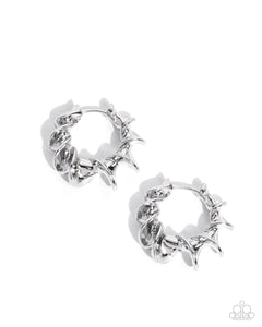 Earrings Corkscrew Chic - Silver MINI Hinge S130