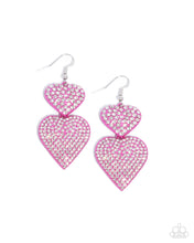 Load image into Gallery viewer, Earrings Never Enough Sparkle - Pink VDAY V165