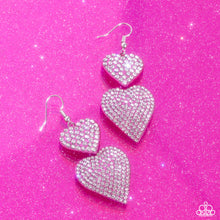 Load image into Gallery viewer, Earrings Never Enough Sparkle - Pink VDAY V165
