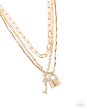 Load image into Gallery viewer, Necklaces LOCKS of Luck - Gold N2461