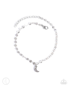 Urban Anklet Crescent Chic - Silver