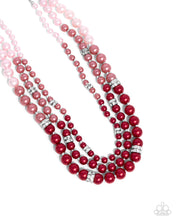 Load image into Gallery viewer, Necklaces Ombre&#39; Ornament - Red Pearl N2447