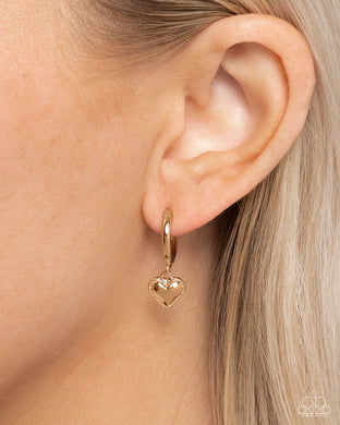 Earrings Emotive Elegance - Gold MINI HINGE S132