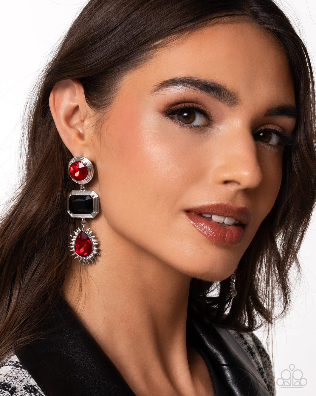 Earrings Entertaining the Thought - Red E244