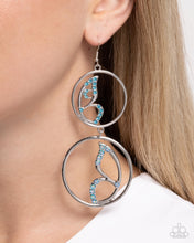 Load image into Gallery viewer, Earrings Admittedly Aerial - Blue E2001
