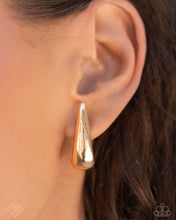 Load image into Gallery viewer, Earrings Positive Change - Gold Hinge E2235
