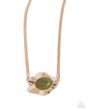 Load image into Gallery viewer, Necklaces Sideways Shimmer - Green N175