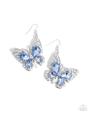 Load image into Gallery viewer, Earrings Teardrop Takeoff - Blue E585