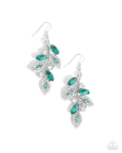 Load image into Gallery viewer, Earrings Flourishing Feature - Green E038