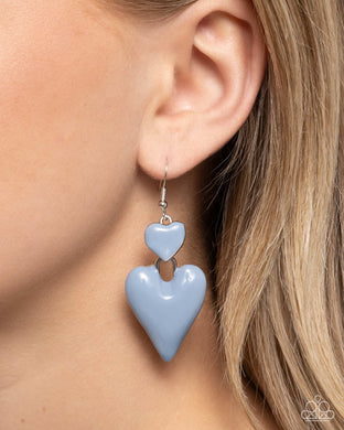 Earrings Colorful Chemistry - Blue VDAY V138