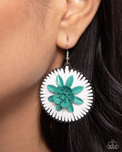 Load image into Gallery viewer, Earrings Dancing Daydream - Green E2190