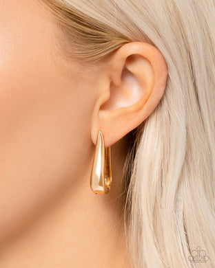 Earrings Malibu On My Mind - Gold Hinge N370