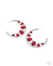 Load image into Gallery viewer, Earrings Refined Rewind - Red E036