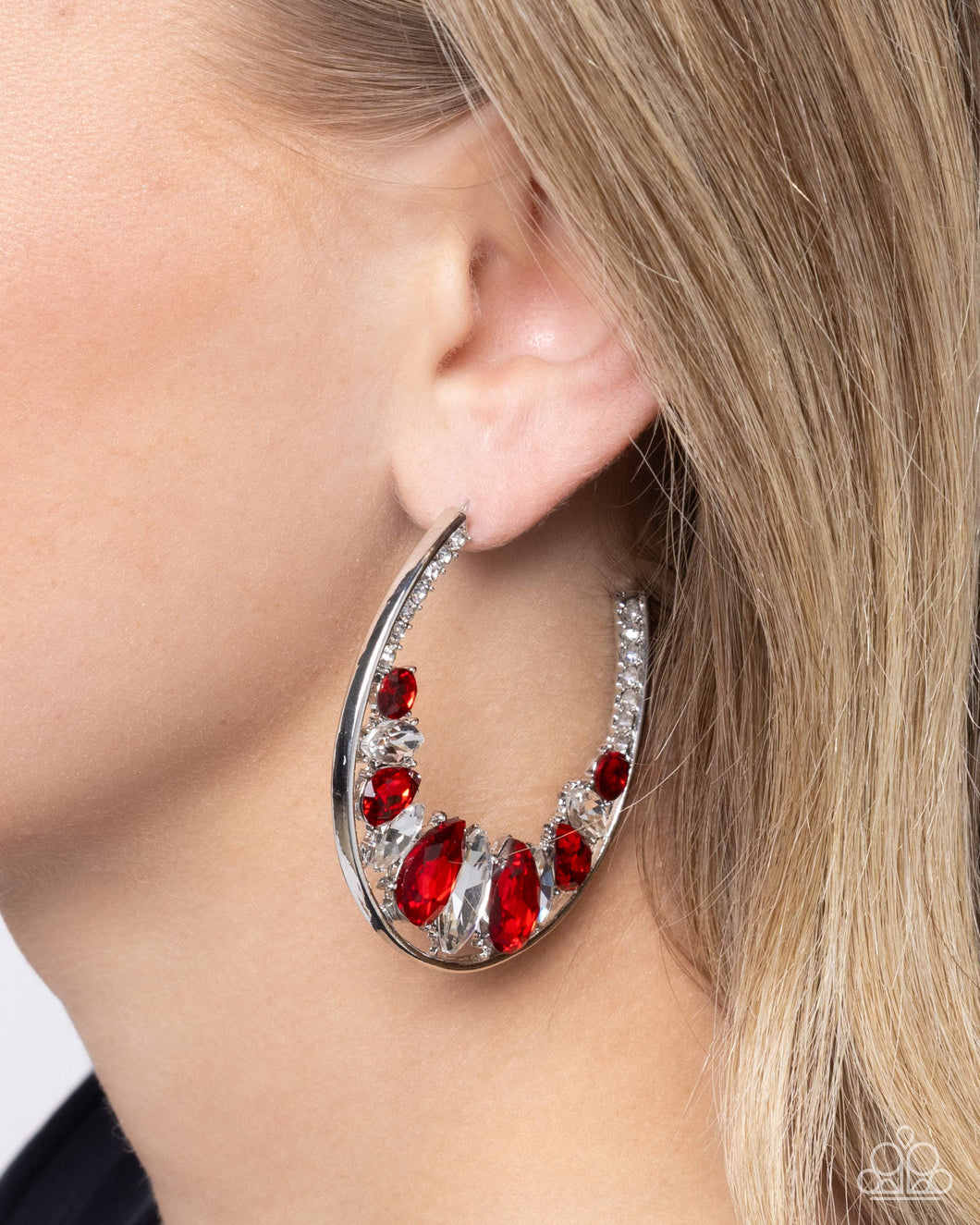 Earrings Refined Rewind - Red E036