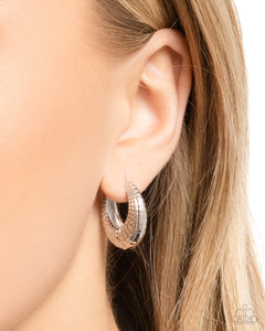 Earrings Pattern Permanence - Silver HINGE