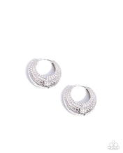 Load image into Gallery viewer, Earrings Pattern Permanence - Silver HINGE