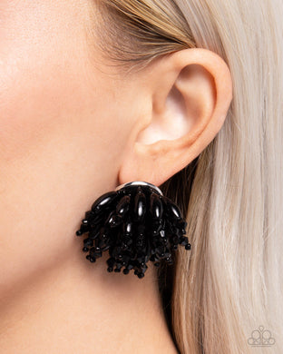 Earrings Sunset Shower - Black Pearl E430