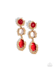 Load image into Gallery viewer, Earrings Emotional Elegance - Red E375