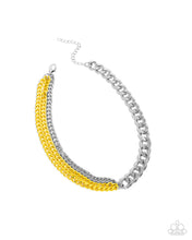 Load image into Gallery viewer, Necklaces Tinted Tension - Yellow N154