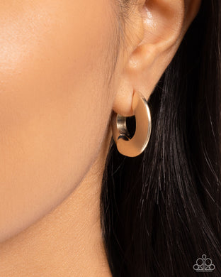 Earrings Intelligence Operation - Gold HINGE