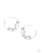 Load image into Gallery viewer, Earrings Blooming Benefit - Silver HOOP E409
