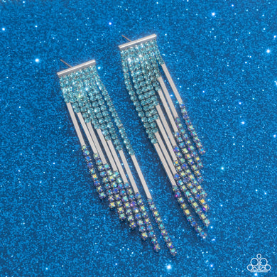 Earrings Careless Cascade - Blue