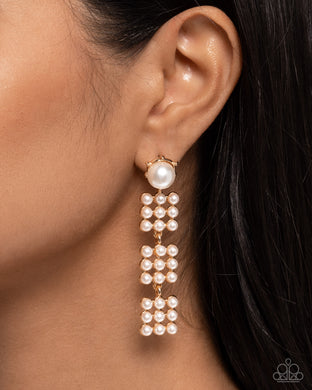 Earrings Pearl Pastime - Gold PEARL E2403
