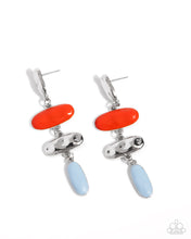 Load image into Gallery viewer, Earrings Secretive Shimmer - Orange