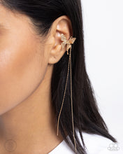 Load image into Gallery viewer, Earrings Take Flight - Gold Earcuff E347