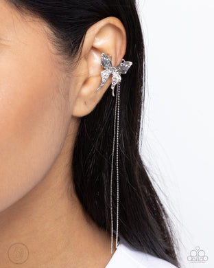 Earrings Take Flight - Silver Earcuffs E347