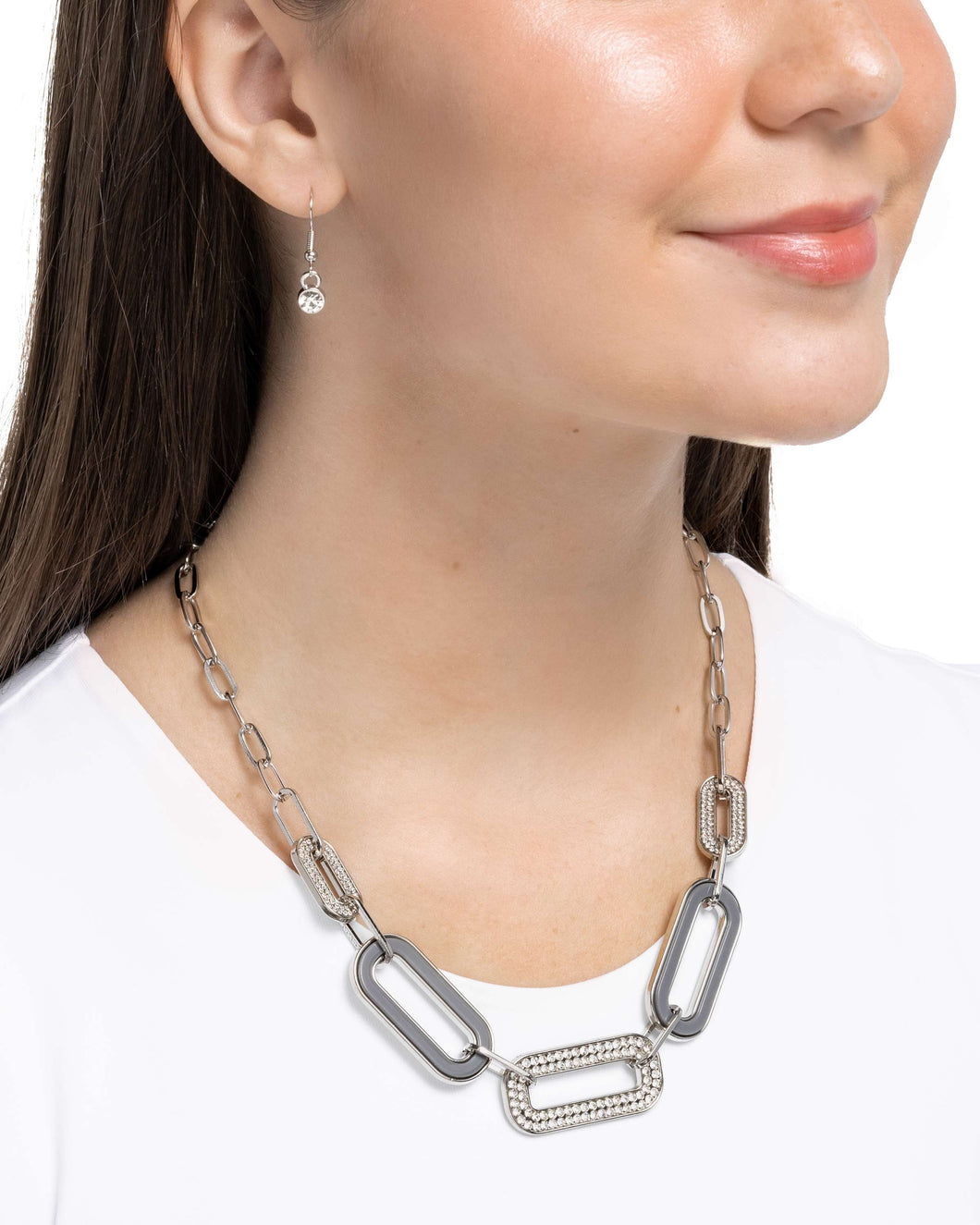 Necklaces Painted Paladin - Silver N112