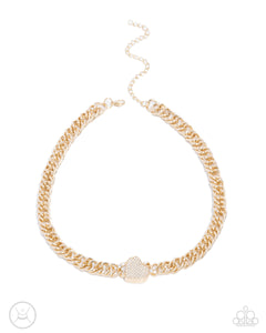 Necklaces Endearing Edge - Gold VDAY